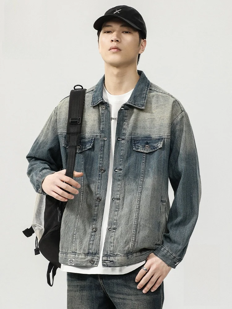 PaulFrank Men's Casual Workwear Jaet American Retro Denim Coat Breathable Cotton Polyester Blend Long Sve Flip Collar
PaulFrank Men's Casual Workwear Jaet American Retro Denim Coat Breathable Cotton Polyester Blend Long Sve Flip Collar