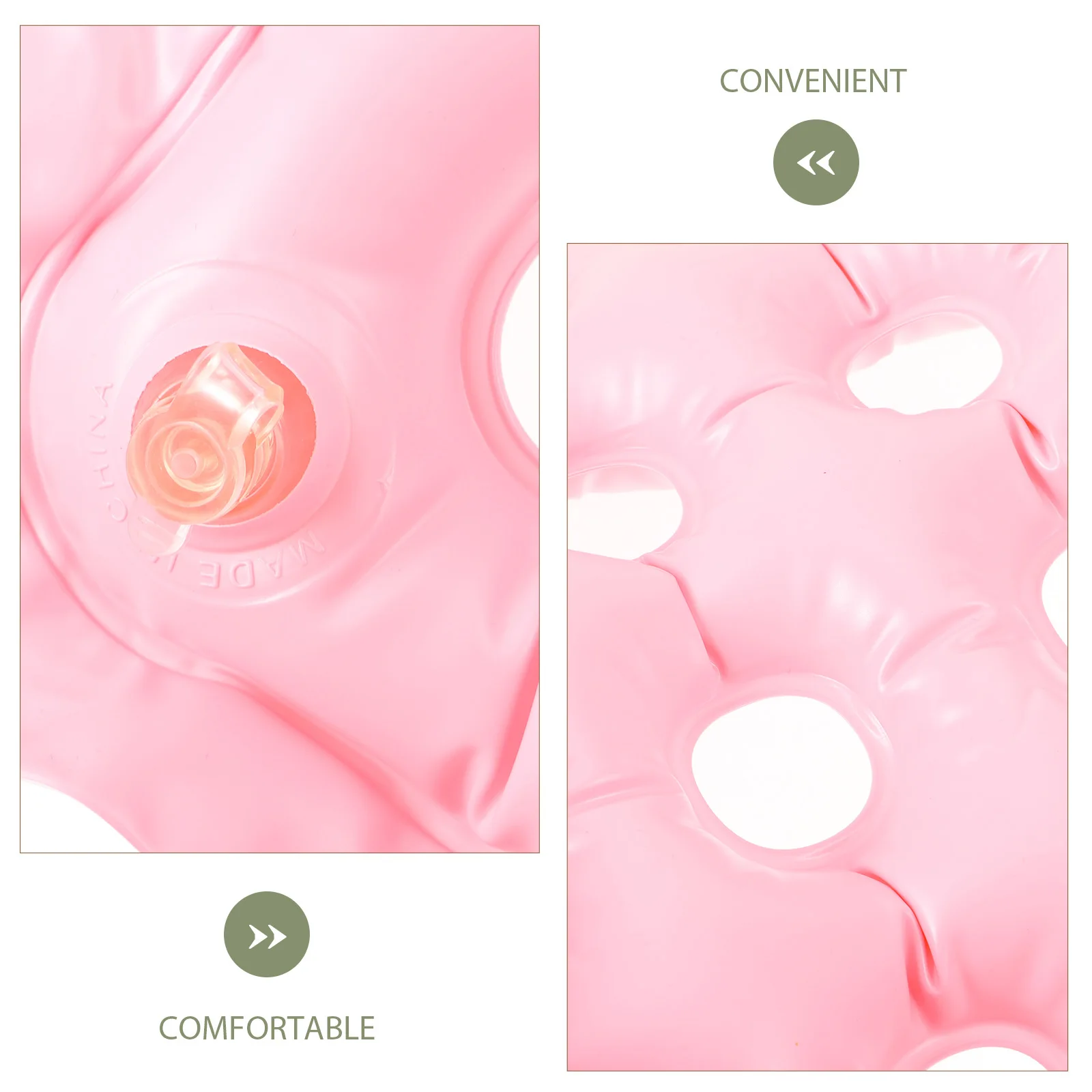 Inflatable Seat Cushion Durable PVC Material Backrest Pad for Home Office Car Pressure Sores Relief Wheelchair Cushion
Inflatable Seat Cushion Durable PVC Material Backrest Pad for Home Office Car Pressure Sores Relief Wheelchair Cushion