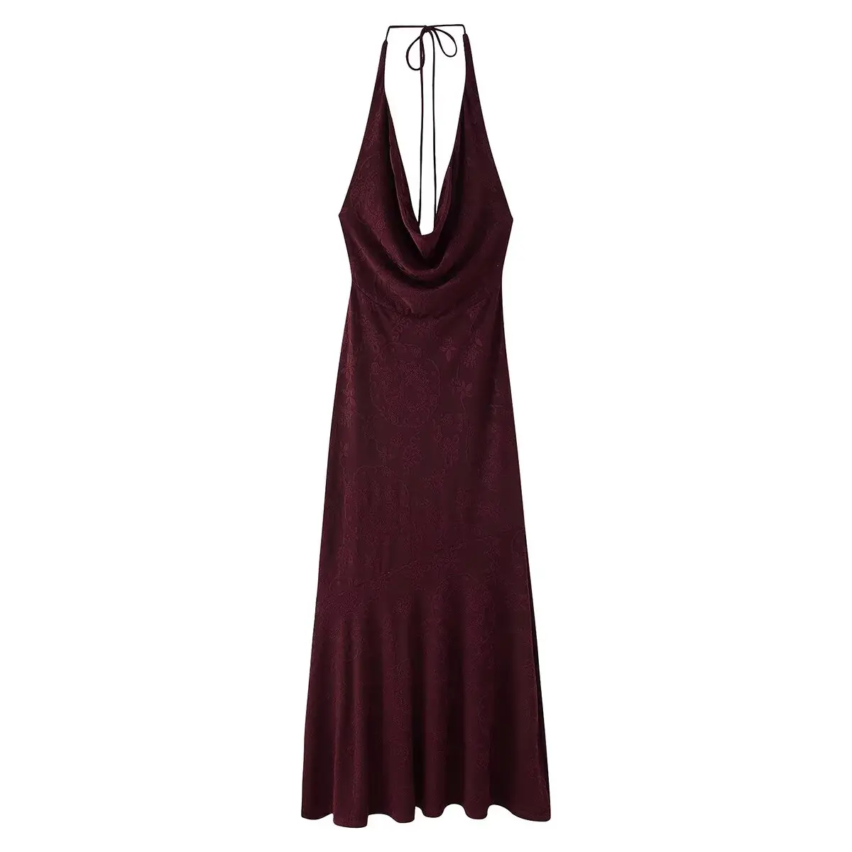 PB&ZA Women's Halter - neck Deep - V Tie - front Midi Dress with Flared Hem for Summer for a Sexy and Elegant Look
PB&ZA Women's Halter - neck Deep - V Tie - front Midi Dress with Flared Hem for Summer for a Sexy and Elegant Look