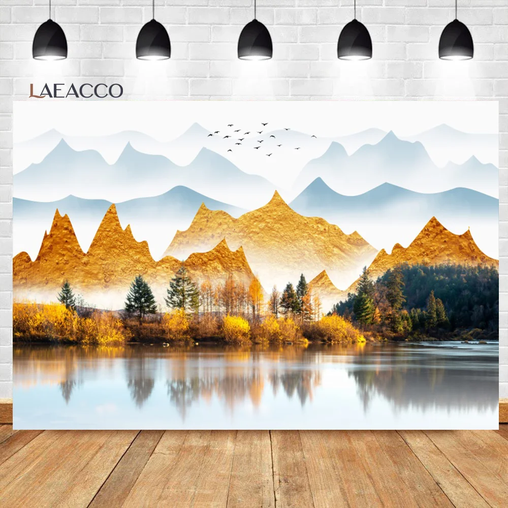 Laeacco Chinese Traditional Style Ink Wash Painting Autumn Landscape Photography Background Interior Decor Portrait Backdrop
Laeacco Chinese Traditional Style Ink Wash Painting Autumn Landscape Photography Background Interior Decor Portrait Backdrop