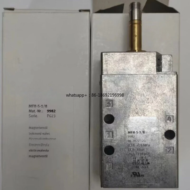 Solenoid Valve MFH- 5-1/8 9982 Solenoid Valve
Solenoid Valve MFH- 5-1/8 9982 Solenoid Valve