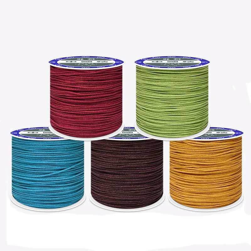 100meters/Lot 0.8mm Chinese Cord Multi Colors Nylon Thread Rope String Strap Cords for DIY Necklace Jewelry Making Findings
100meters/Lot 0.8mm Chinese Cord Multi Colors Nylon Thread Rope String Strap Cords for DIY Necklace Jewelry Making Findings