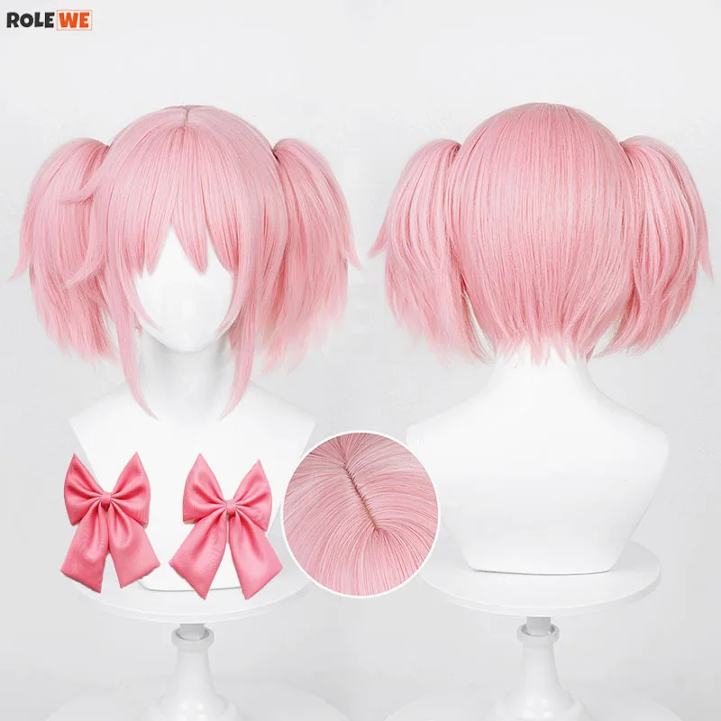 Anime Madoka Kaname Cosplay Wig Short Pink Hair With Double Ponytails Heat Resistant Synthetic Hair Halloween Wigs + Wig Cap
Anime Madoka Kaname Cosplay Wig Short Pink Hair With Double Ponytails Heat Resistant Synthetic Hair Halloween Wigs + Wig Cap