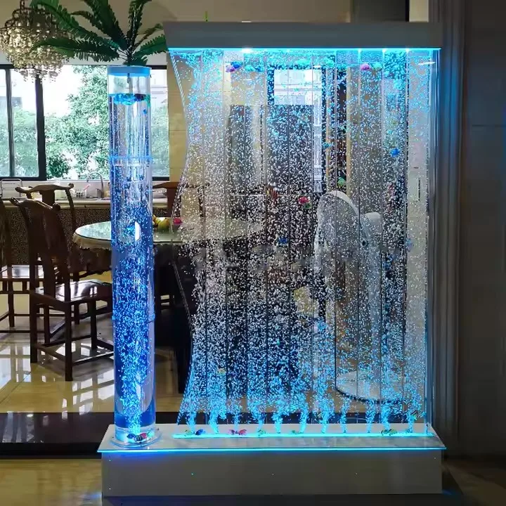 Customization.Indoor Decorative RGB Acrylic Bubble Wall Water Curtain Fountain Acrylic Water Bubble Wall Panel With Color-changi
Customization.Indoor Decorative RGB Acrylic Bubble Wall Water Curtain Fountain Acrylic Water Bubble Wall Panel With Color-changi