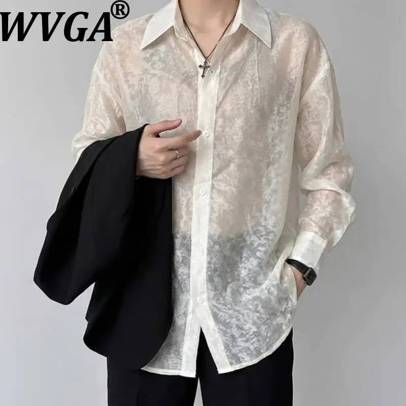 WVGA Spring Summer New Man Breathable Cool Trendy Long Sleeve Shirts Niche Chic Casual SunProof Turn-Down Collar Tops Ins W22923
WVGA Spring Summer New Man Breathable Cool Trendy Long Sleeve Shirts Niche Chic Casual SunProof Turn-Down Collar Tops Ins W22923