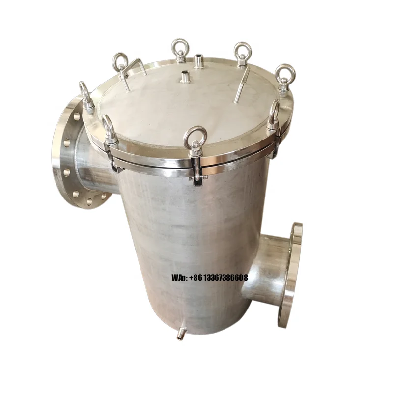 Stainless steel basket filter vertical straight through filter pipeline filter 304/316L
Stainless steel basket filter vertical straight through filter pipeline filter 304/316L