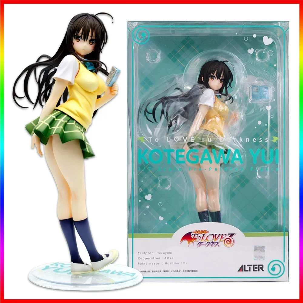 23 см аниме To LOVEru Darkness Kotegawa Yui фигурка школьная форма статуя из ПВХ Коллекционная модель подарок для фанатов масштаб 1/7 японский
23 см аниме To LOVEru Darkness Kotegawa Yui фигурка школьная форма статуя из ПВХ Коллекционная модель подарок для фанатов масштаб 1/7 японский