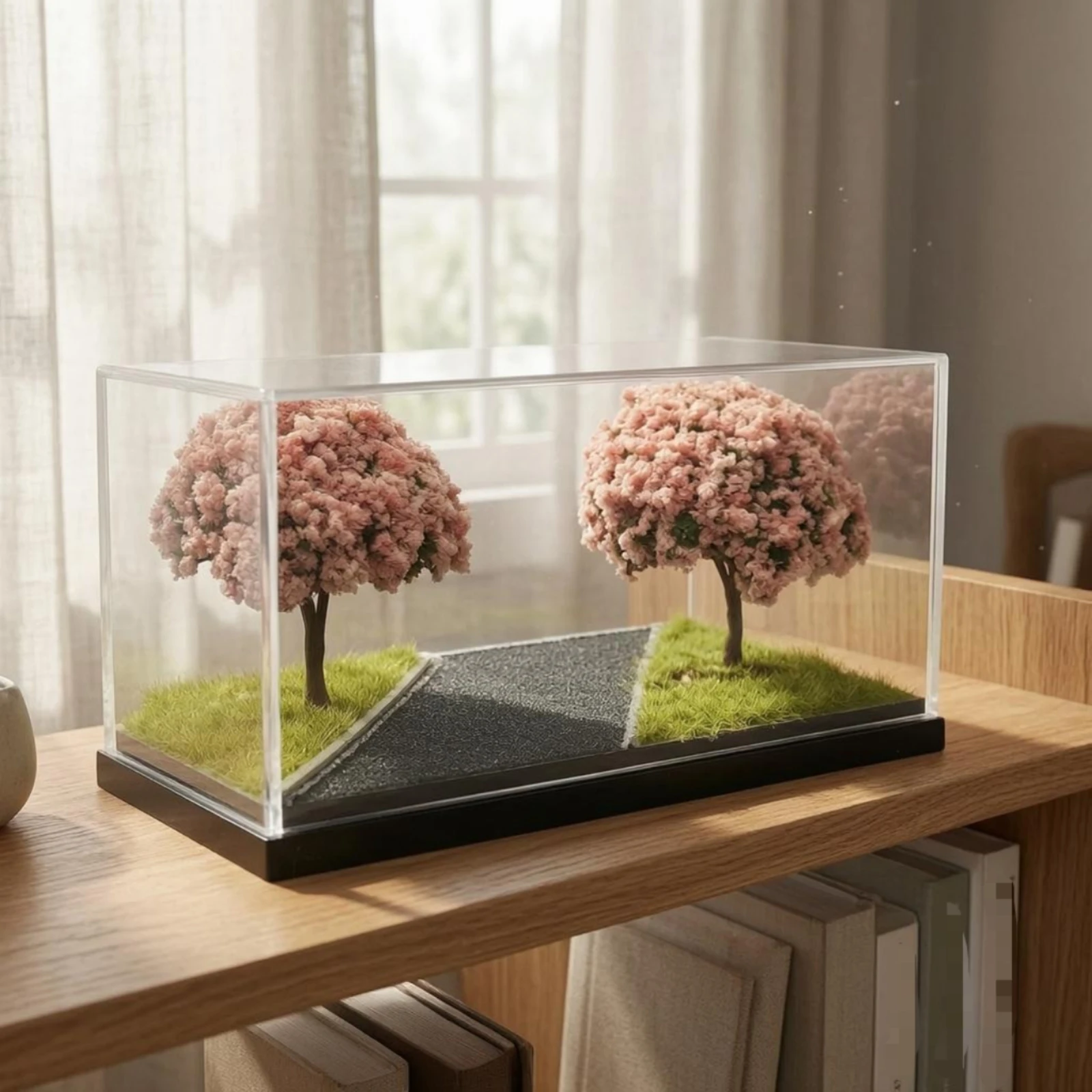 Cherry Blossom Diorama Textured Road Diorama Box Model Car Display Clear Acrylic Black Base
Cherry Blossom Diorama Textured Road Diorama Box Model Car Display Clear Acrylic Black Base