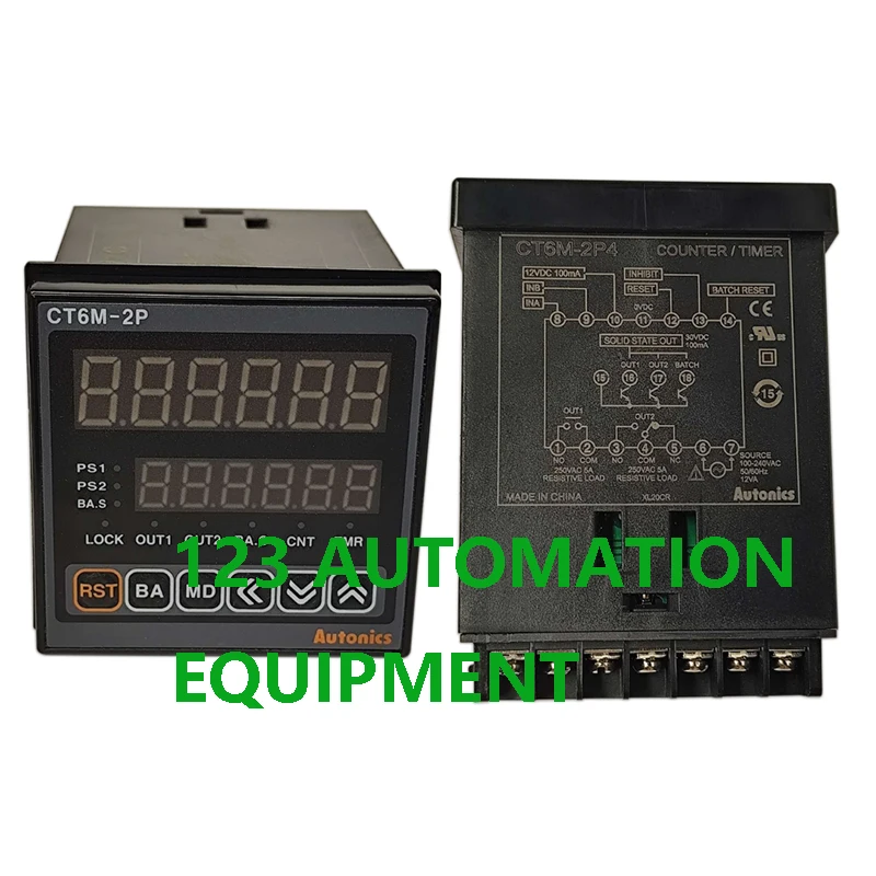 Authentic New Autonics CT6M-1P2 1P4 1P4T 1P2T 2P2 2P4 2P4T I4 I2 Programmable Counter Timer Digital Electronic Count Relay
Authentic New Autonics CT6M-1P2 1P4 1P4T 1P2T 2P2 2P4 2P4T I4 I2 Programmable Counter Timer Digital Electronic Count Relay