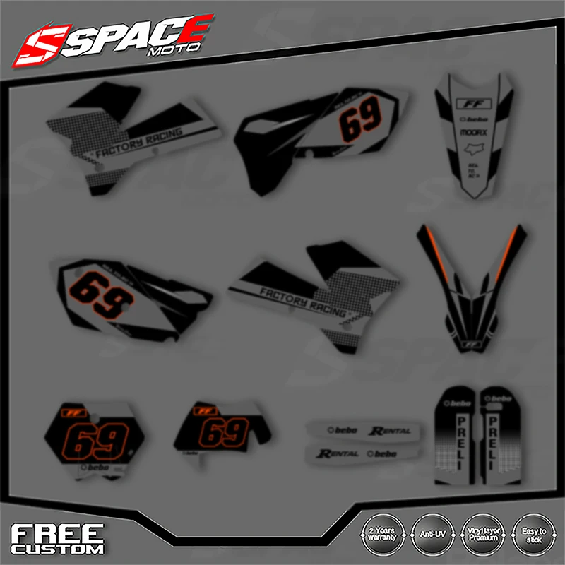 SPACE Custom Motorcycle Graphics Background Decal for KTM 2005 2006 SXF 2006 2007 XCF 2005 2006 2007 EXC Decals Stickers Kits 08
SPACE Custom Motorcycle Graphics Background Decal for KTM 2005 2006 SXF 2006 2007 XCF 2005 2006 2007 EXC Decals Stickers Kits 08