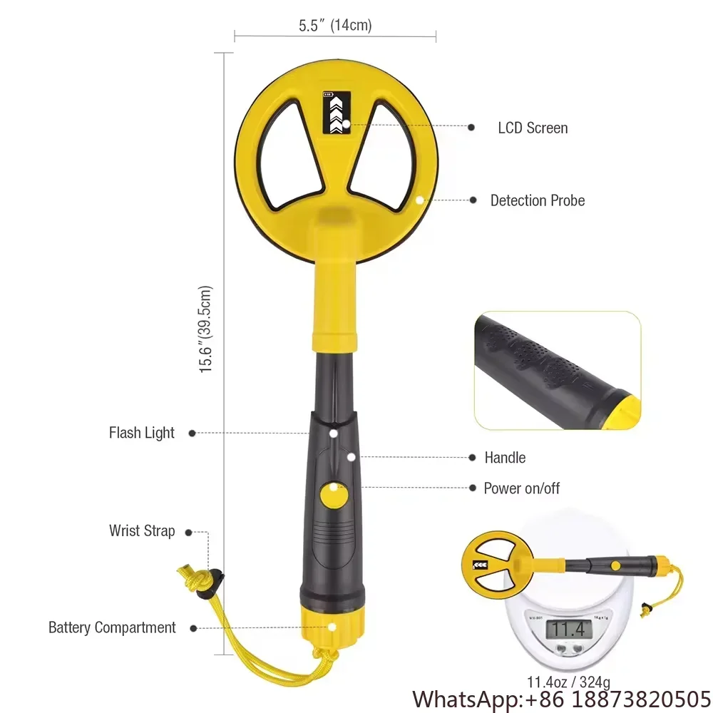 Pinpointer metal detector gold MD-790 professional handheld metal detector fully waterproof gold treasure finding device
Pinpointer metal detector gold MD-790 professional handheld metal detector fully waterproof gold treasure finding device