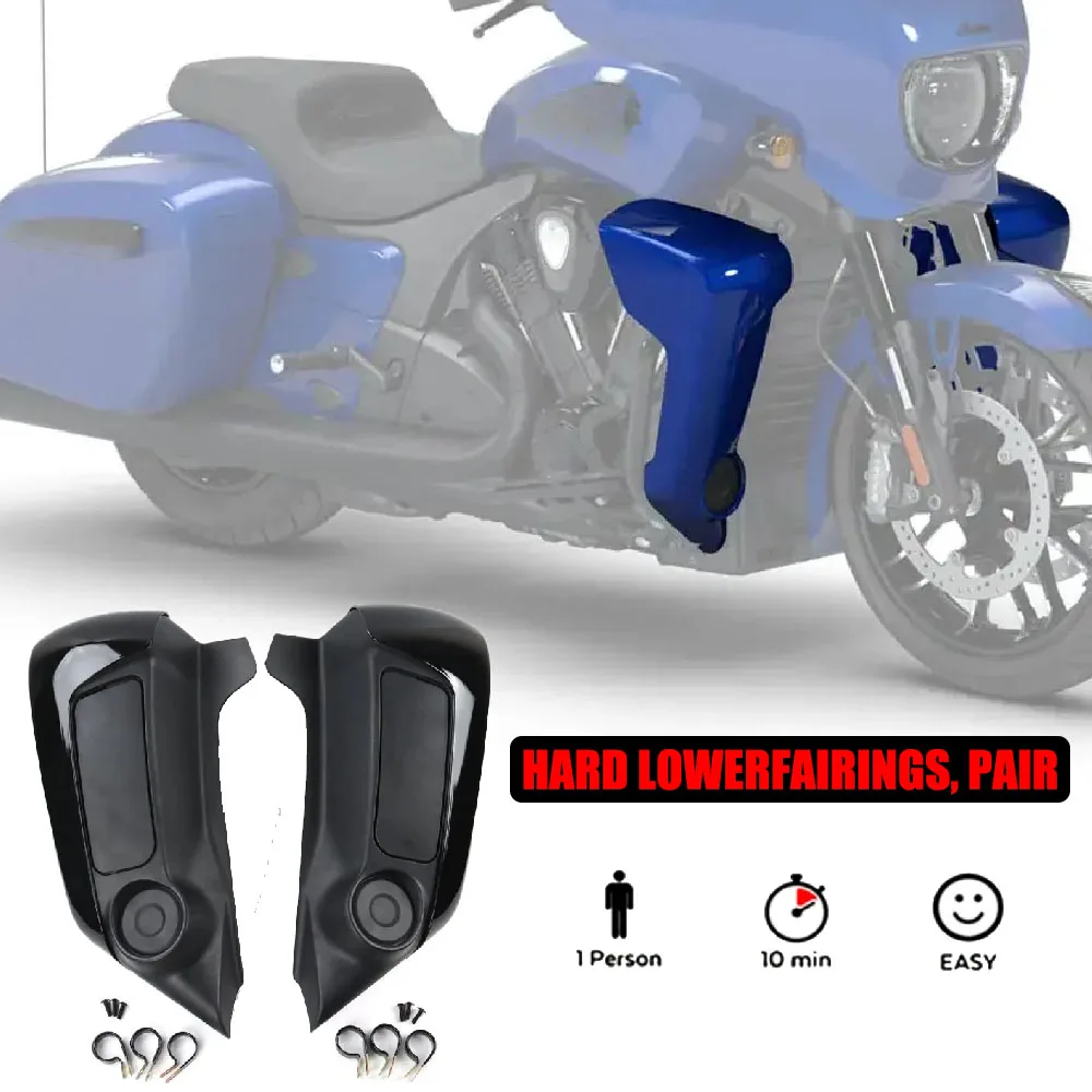 Motorcycle Black Extended Chin Spoiler Fairing Lowers Cover Set For Indian Challenger Chieftain PowerPlus Pursuit112 26Limited
Motorcycle Black Extended Chin Spoiler Fairing Lowers Cover Set For Indian Challenger Chieftain PowerPlus Pursuit112 26Limited