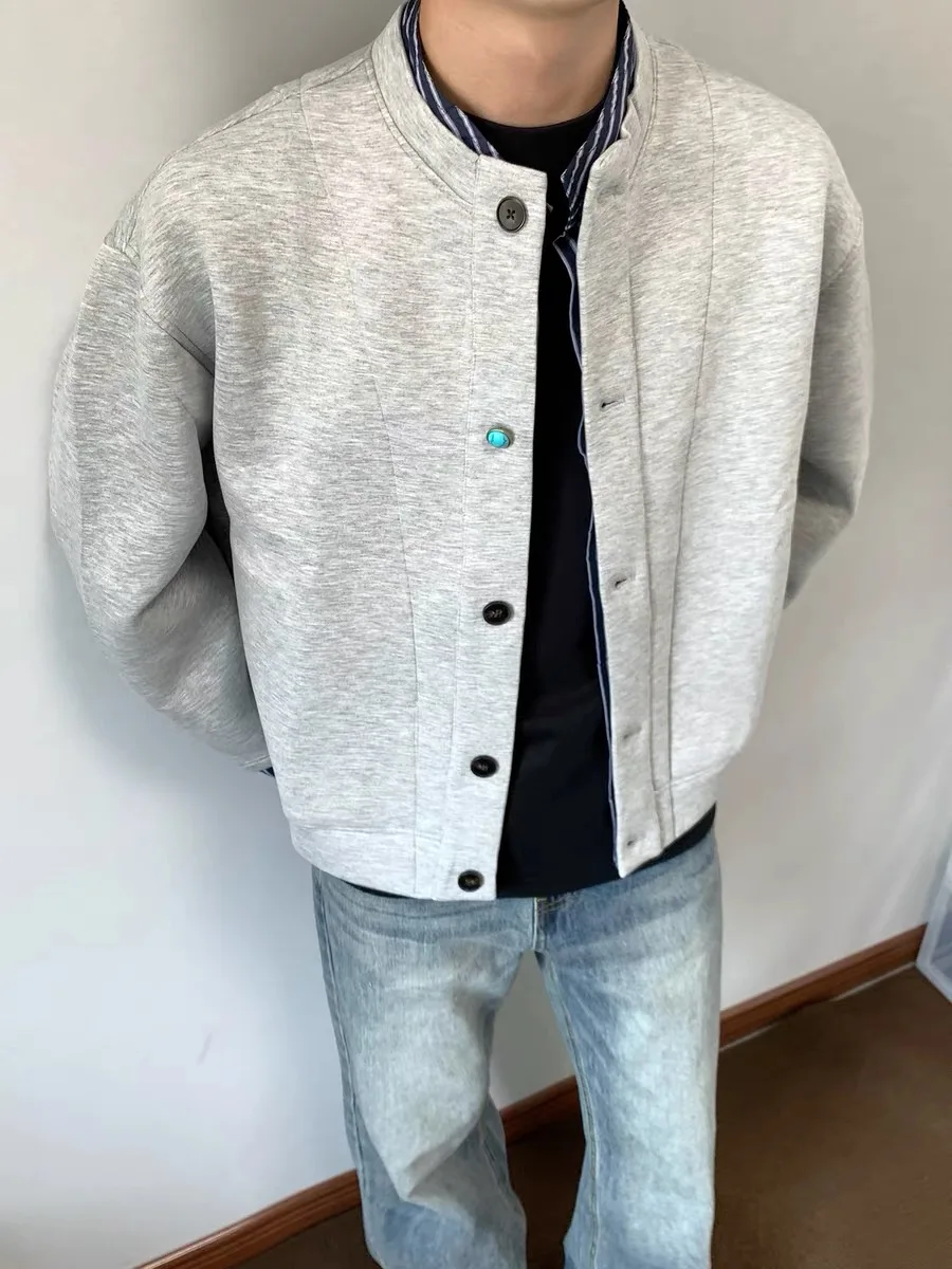 American Sle Retro Button Design Open Cardigan Jaet Men's Autumn Winter ort Casual Top Simple High-End Feeling
American Sle Retro Button Design Open Cardigan Jaet Men's Autumn Winter ort Casual Top Simple High-End Feeling