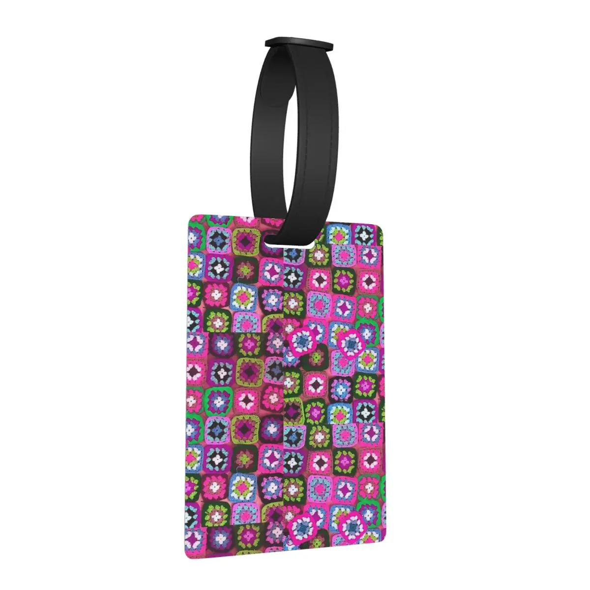 Crochet Blanket Granny Square Vintage Luggage Tags Suitcase Accessories Travel Baggage Boarding Tag Label Holder ID Name Address
Crochet Blanket Granny Square Vintage Luggage Tags Suitcase Accessories Travel Baggage Boarding Tag Label Holder ID Name Address