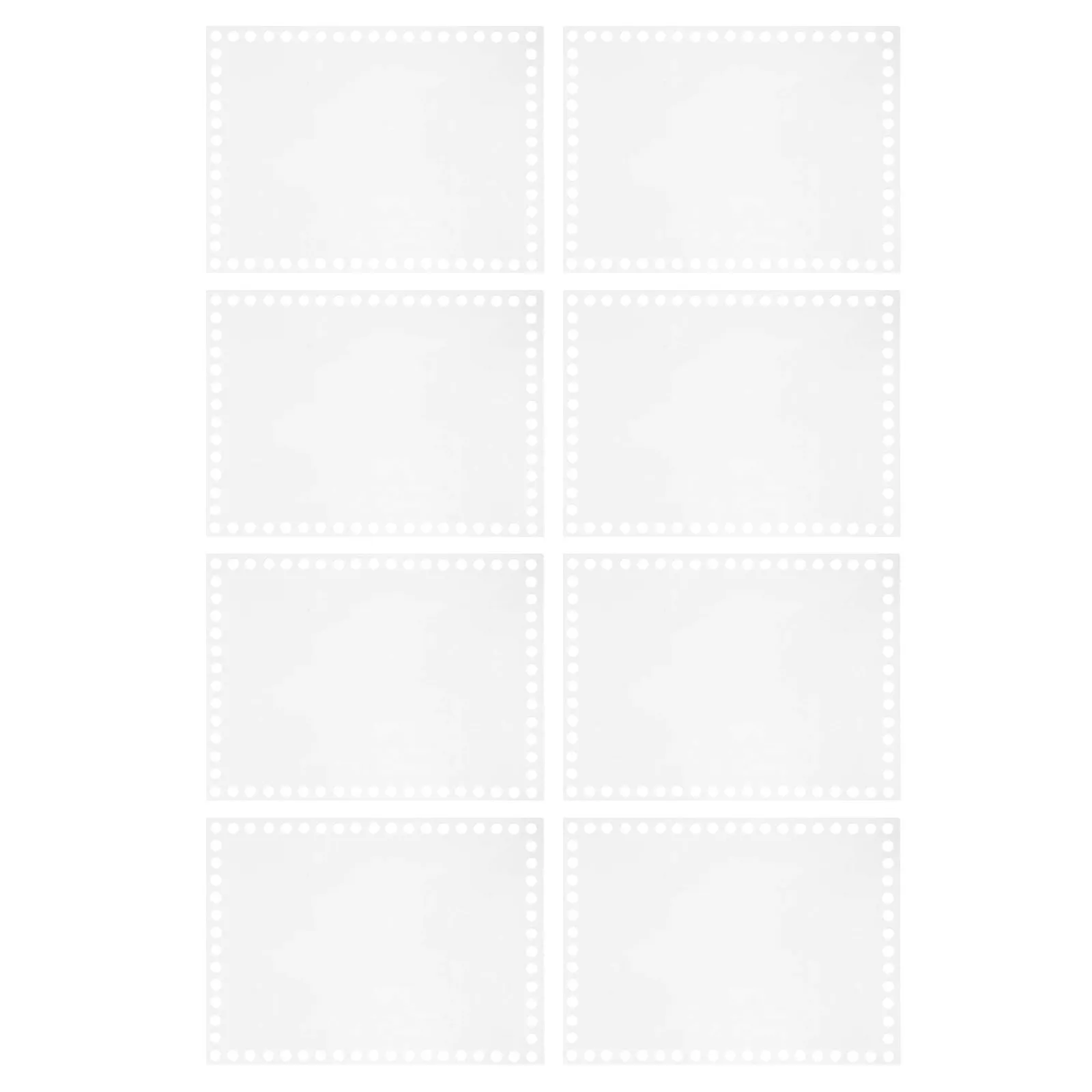 8Pcs Acrylic Weaving Boards Transparent Rectangle Crochet Bag Bottom Bases DIY Acrylic Bag Bottom Shapers Unfinished Craft Tool
8Pcs Acrylic Weaving Boards Transparent Rectangle Crochet Bag Bottom Bases DIY Acrylic Bag Bottom Shapers Unfinished Craft Tool