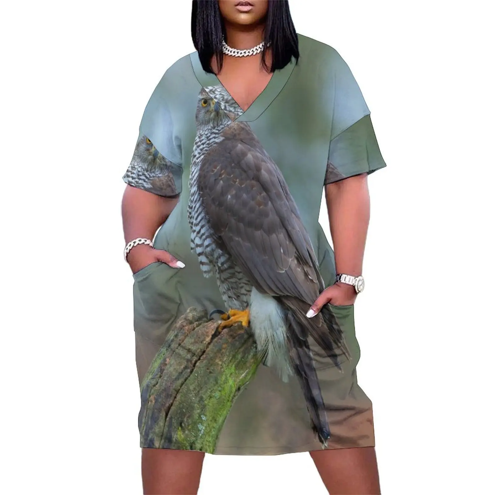 Goshawk on watch Loose Pocket Dress Women's skirt Elegant gown dress for women 2025
Goshawk on watch Loose Pocket Dress Women's skirt Elegant gown dress for women 2025