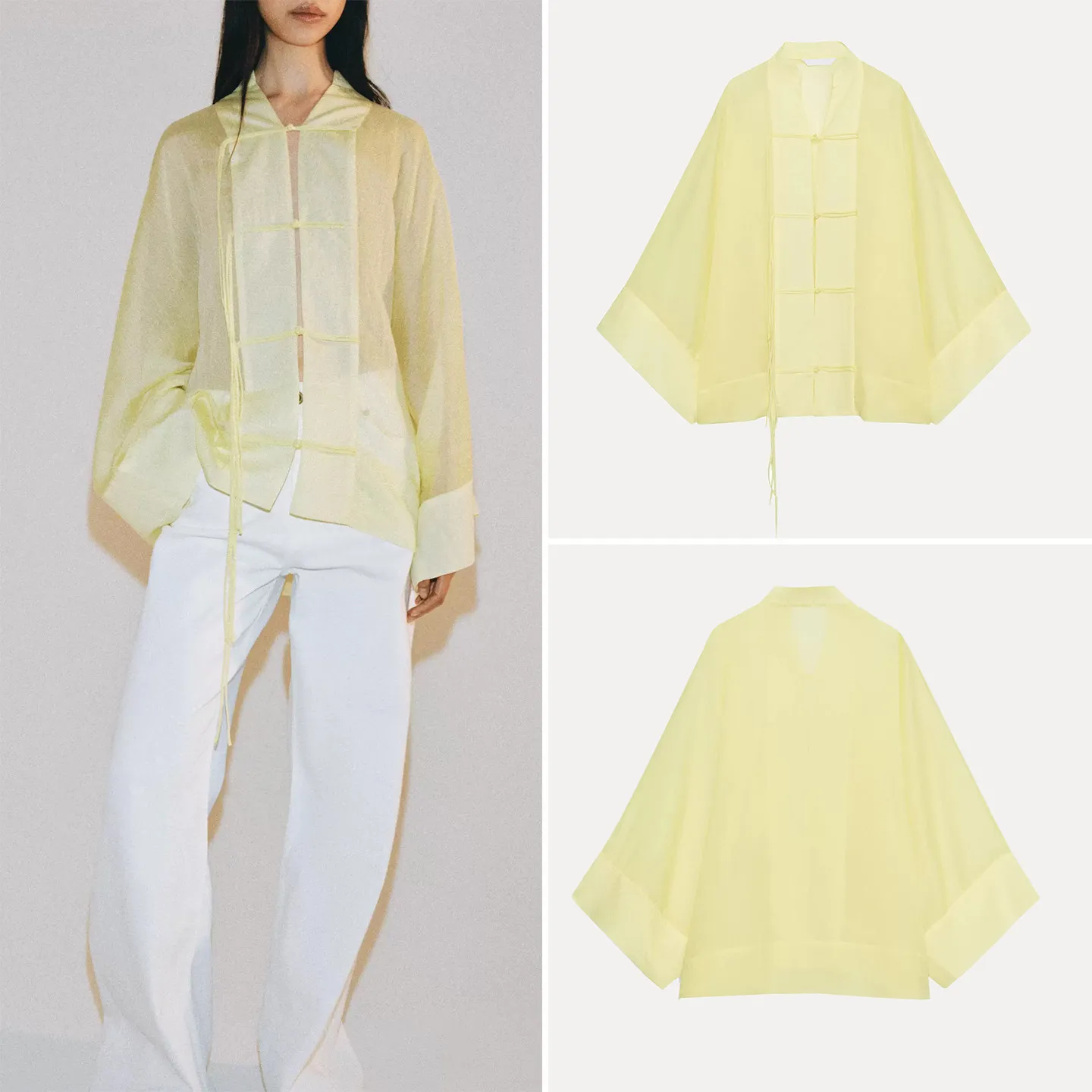 Simple Long Sleeve Shirt Women's Summer Clothing 2026 New Style Commute Style Loose Fit Button Closure Rope Knot Decoration
Simple Long Sleeve Shirt Women's Summer Clothing 2026 New Style Commute Style Loose Fit Button Closure Rope Knot Decoration