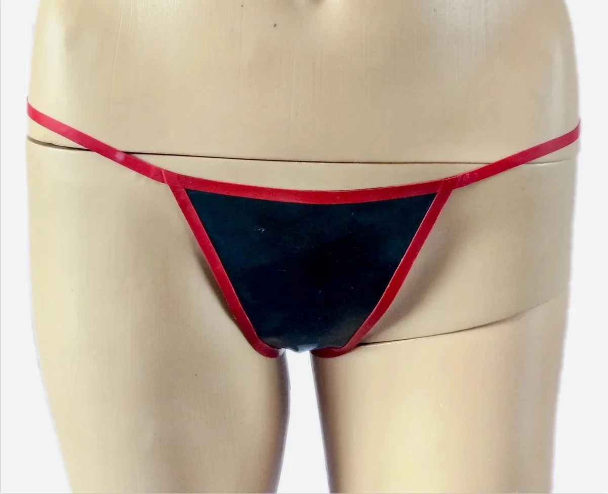 Natural Latex Women's Black Red Fetish Underpants Fashion T-Back Micro Thong Shorts - Sexy Underwear for Women
Natural Latex Women's Black Red Fetish Underpants Fashion T-Back Micro Thong Shorts - Sexy Underwear for Women