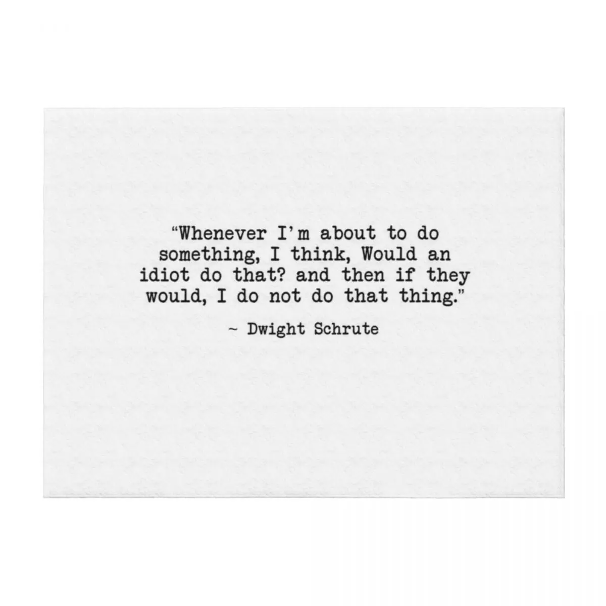 Dwight Schrute Quote Throw Blanket wednesday Flannel Fabric Winter beds Personalized Gift Blankets 
Dwight Schrute Quote Throw Blanket wednesday Flannel Fabric Winter beds Personalized Gift Blankets