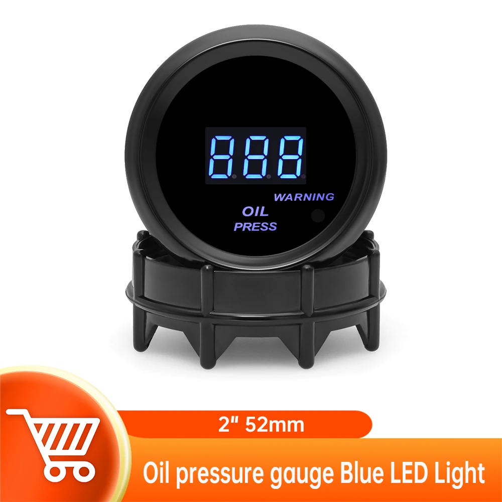 52mm Oil Pressure Gauge 0-150PSI car gauge Blue light with 1/8NPT Sensor for Gasoline Car 12V
52mm Oil Pressure Gauge 0-150PSI car gauge Blue light with 1/8NPT Sensor for Gasoline Car 12V