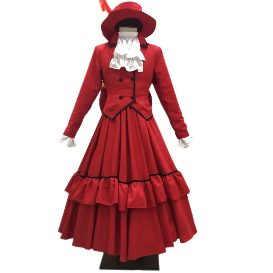 Anime Ciel Madam Red Cosplay Costumes Women Luxury Dress Fancy Party Suits for Halloween Christmas Gift
Anime Ciel Madam Red Cosplay Costumes Women Luxury Dress Fancy Party Suits for Halloween Christmas Gift