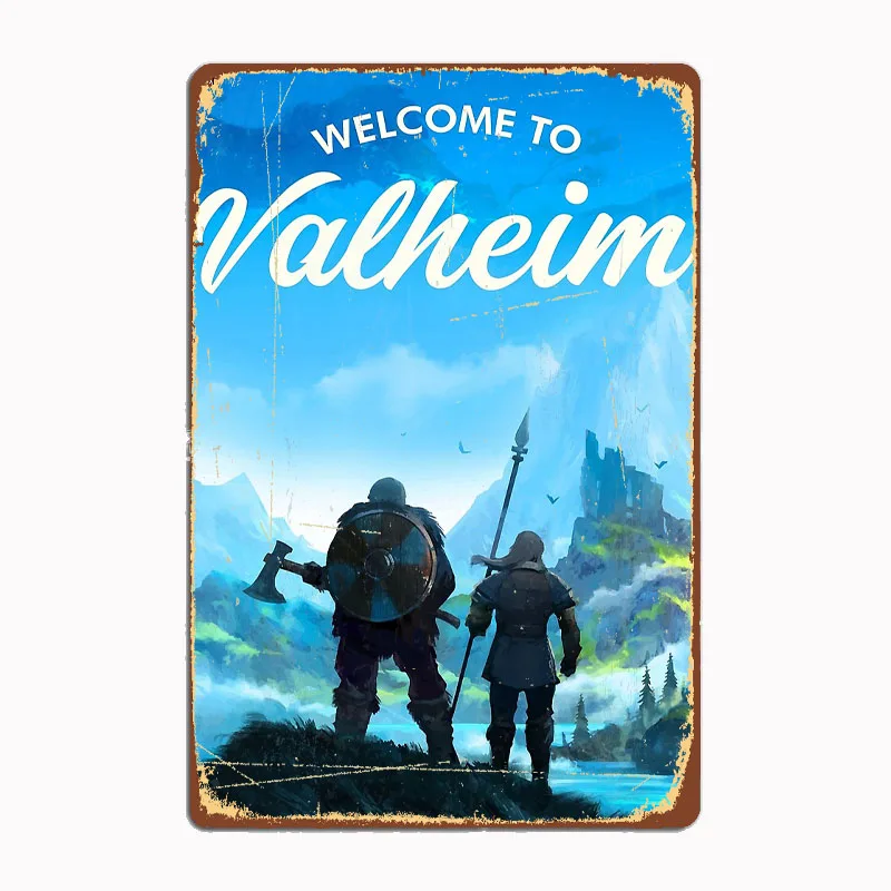 Welcome to Valheim Metal Sign Poster Garage Room Decor Custom Tin Home Decor Wall
Welcome to Valheim Metal Sign Poster Garage Room Decor Custom Tin Home Decor Wall