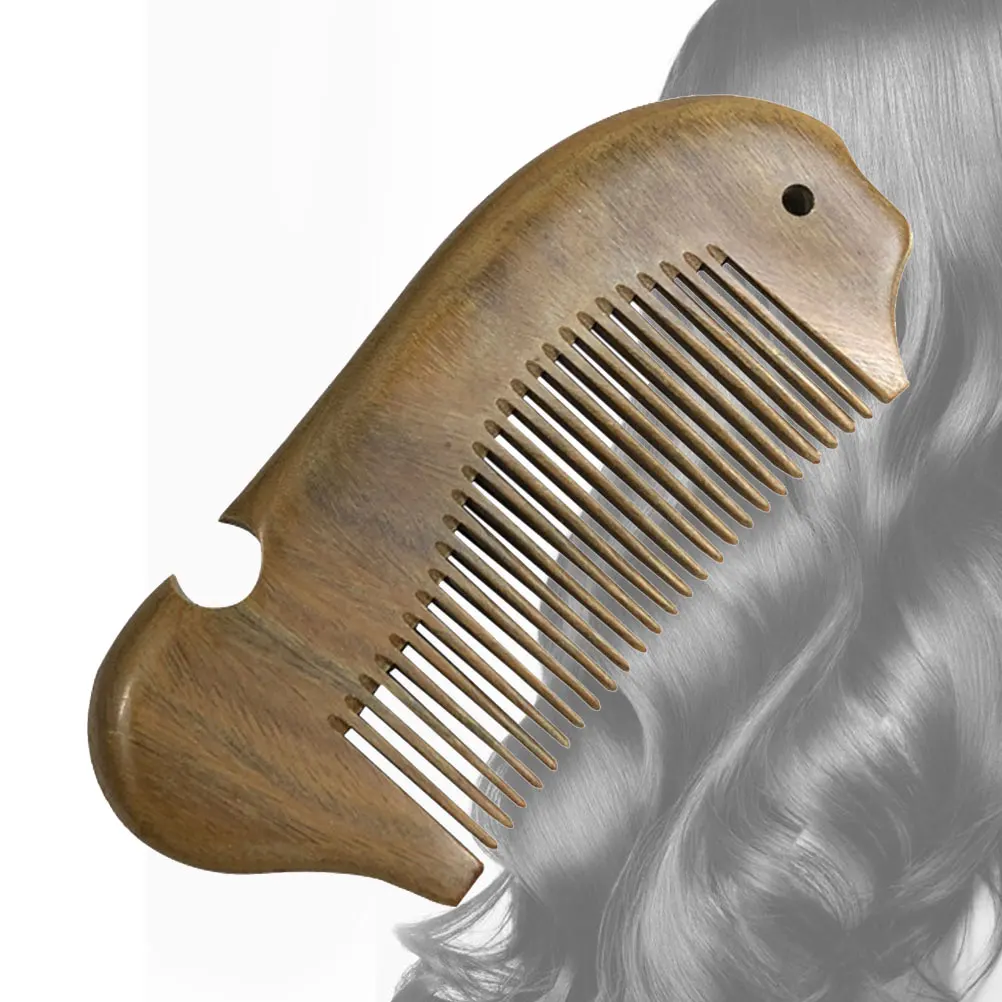 Green Sandalwood Natural Sandalwood Hair Skin-Friendly Massage Comb Hair Comb Creative Vintage Design Fish Shaped
Green Sandalwood Natural Sandalwood Hair Skin-Friendly Massage Comb Hair Comb Creative Vintage Design Fish Shaped