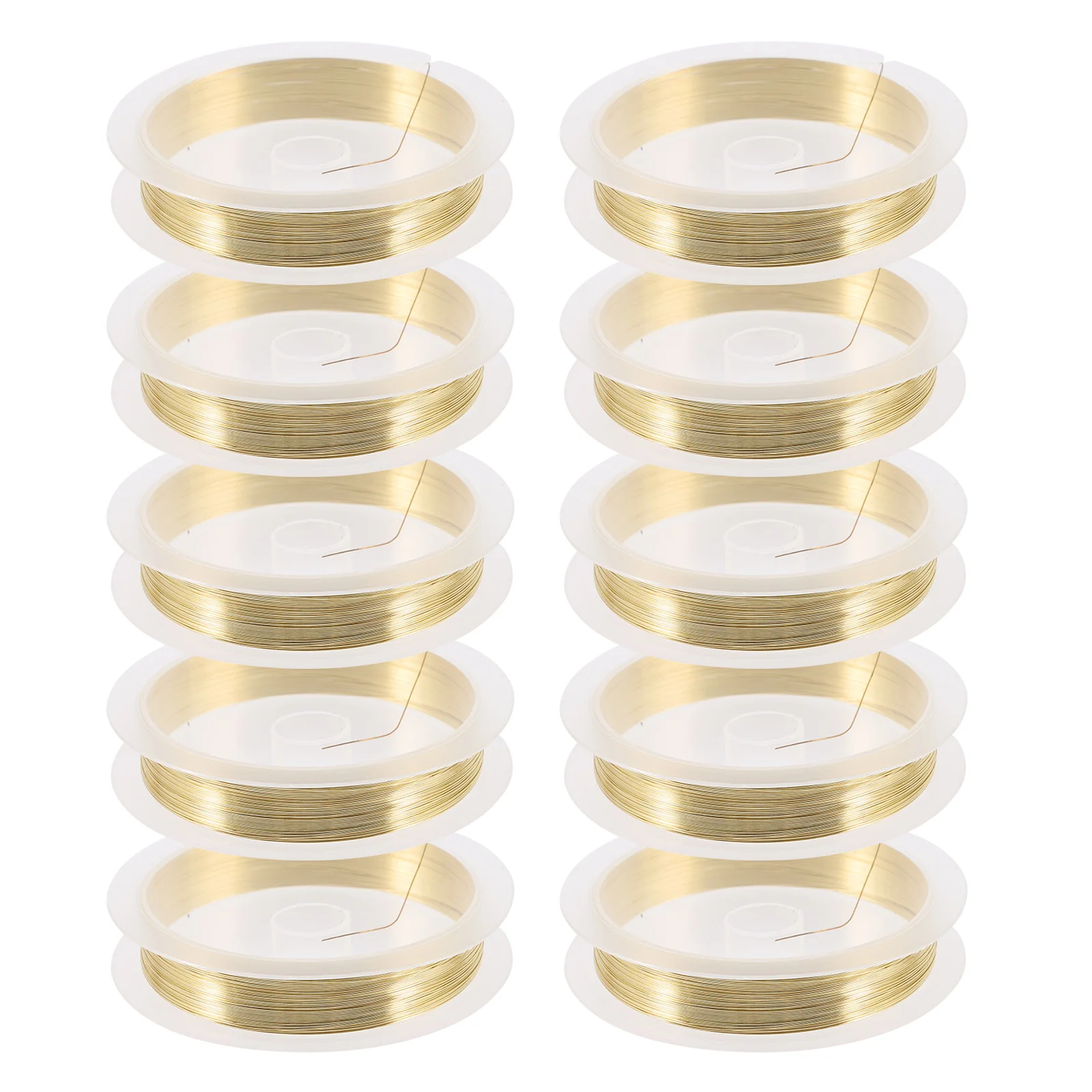 10 Rolls Copper Wire Material Beading for Jewelry Making Kit Crafting Manual Metal Wrapping
10 Rolls Copper Wire Material Beading for Jewelry Making Kit Crafting Manual Metal Wrapping