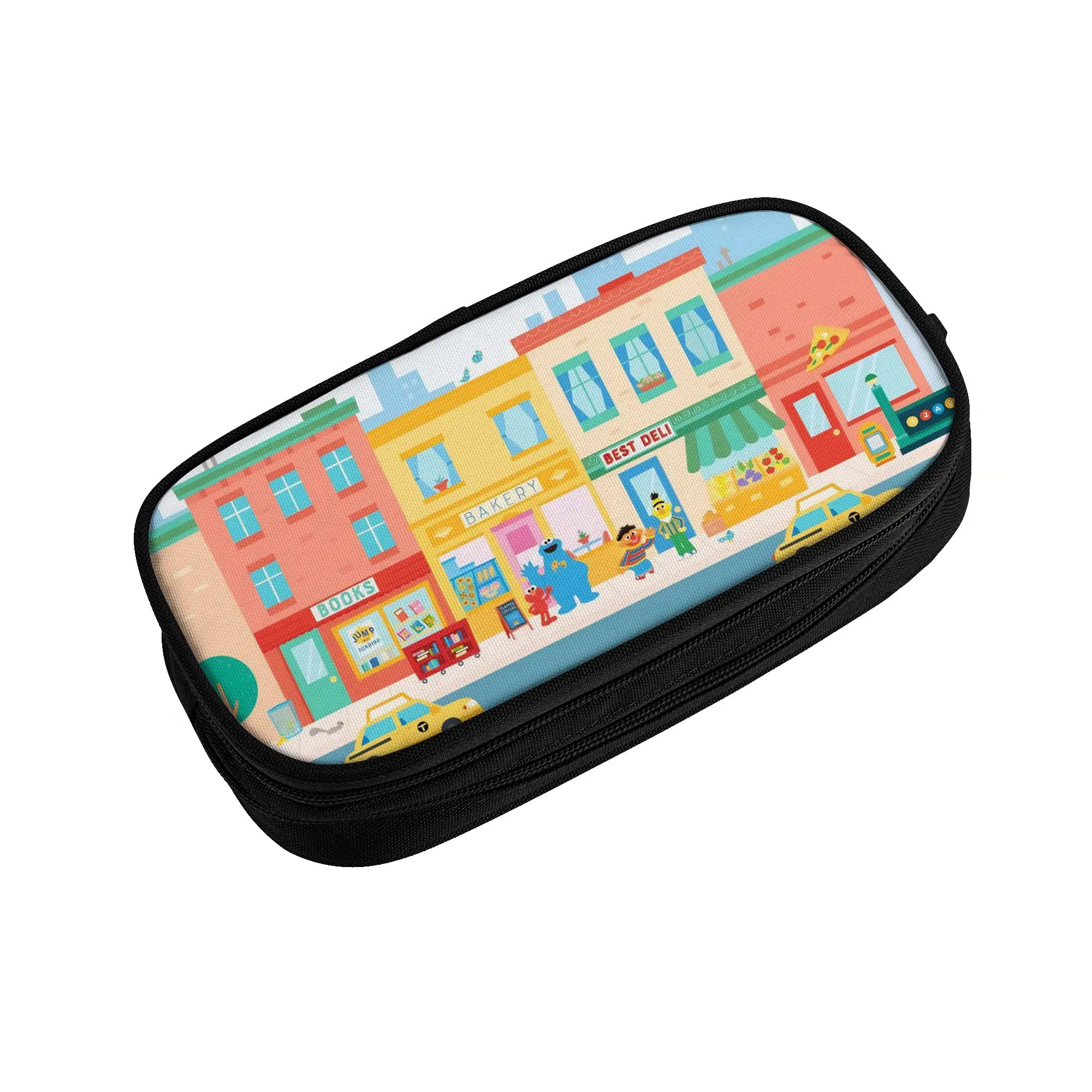 Cute Sesame Street Cartoon Pencil Cases Anime Cute Pencil Box Kids Large Storage Bag Students School Gifts Stationery
Cute Sesame Street Cartoon Pencil Cases Anime Cute Pencil Box Kids Large Storage Bag Students School Gifts Stationery