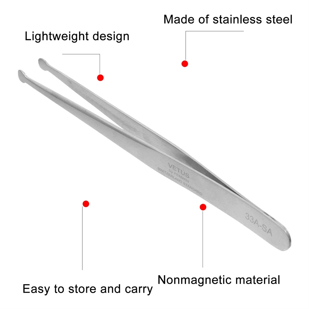 2pcs Anti Static Precision Stainless Steel Long Tweezers Lightweight Portable Non Magnetic Firm Grip Resistant Acids Corrosive
2pcs Anti Static Precision Stainless Steel Long Tweezers Lightweight Portable Non Magnetic Firm Grip Resistant Acids Corrosive