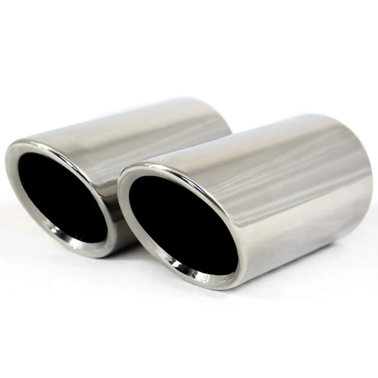Stainless Steel Dual Exhaust Tips With Polished Surface And Black Interior For VW Jetta Sagitar Golf 7
Stainless Steel Dual Exhaust Tips With Polished Surface And Black Interior For VW Jetta Sagitar Golf 7