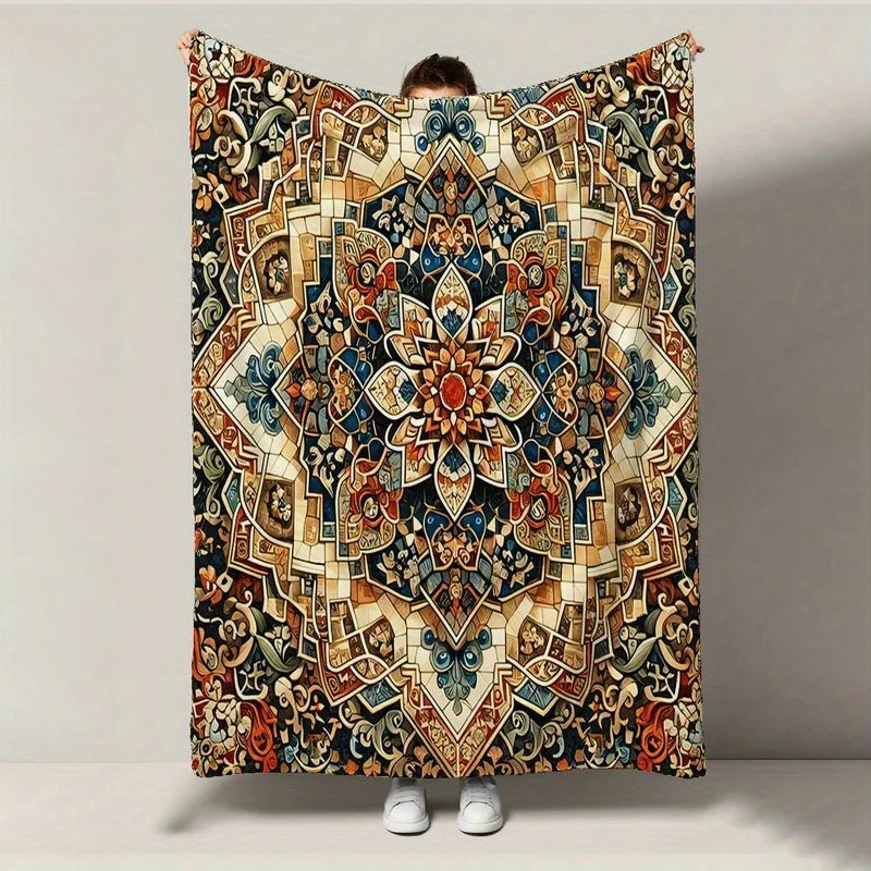 Роскошное фланелевое одеяло 1 шт. — земляные тона Мандала, всесезонная Пасха/диван ко Дню матери/кровать
Роскошное фланелевое одеяло 1 шт. — земляные тона Мандала, всесезонная Пасха/диван ко Дню матери/кровать