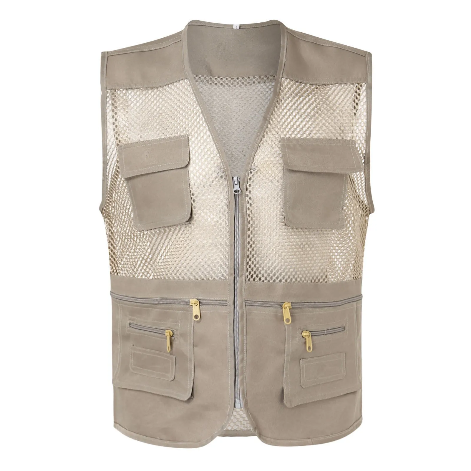 Men Outdoor Net Patchwork Multi Pocket Sleeveless Waistcoat Photography Vest Streetwear Cargo Vest Hip Hop Jacket Vests L-3XL
Men Outdoor Net Patchwork Multi Pocket Sleeveless Waistcoat Photography Vest Streetwear Cargo Vest Hip Hop Jacket Vests L-3XL