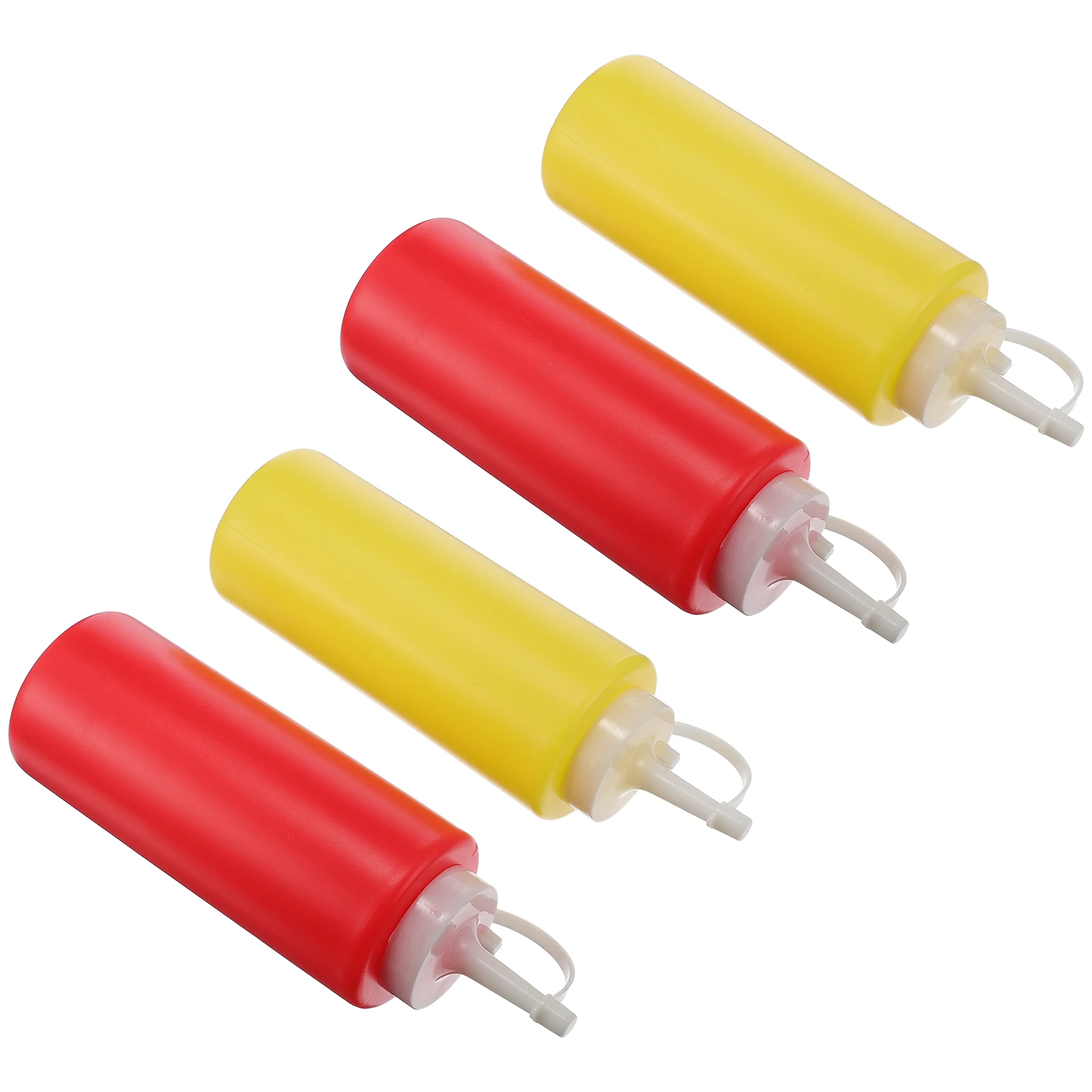 4 Pcs Eco friendly Plastic Squeeze Bottles for Food Fine Workmanship Practical Good Sealing Easy Pour Fruit Castor
4 Pcs Eco friendly Plastic Squeeze Bottles for Food Fine Workmanship Practical Good Sealing Easy Pour Fruit Castor