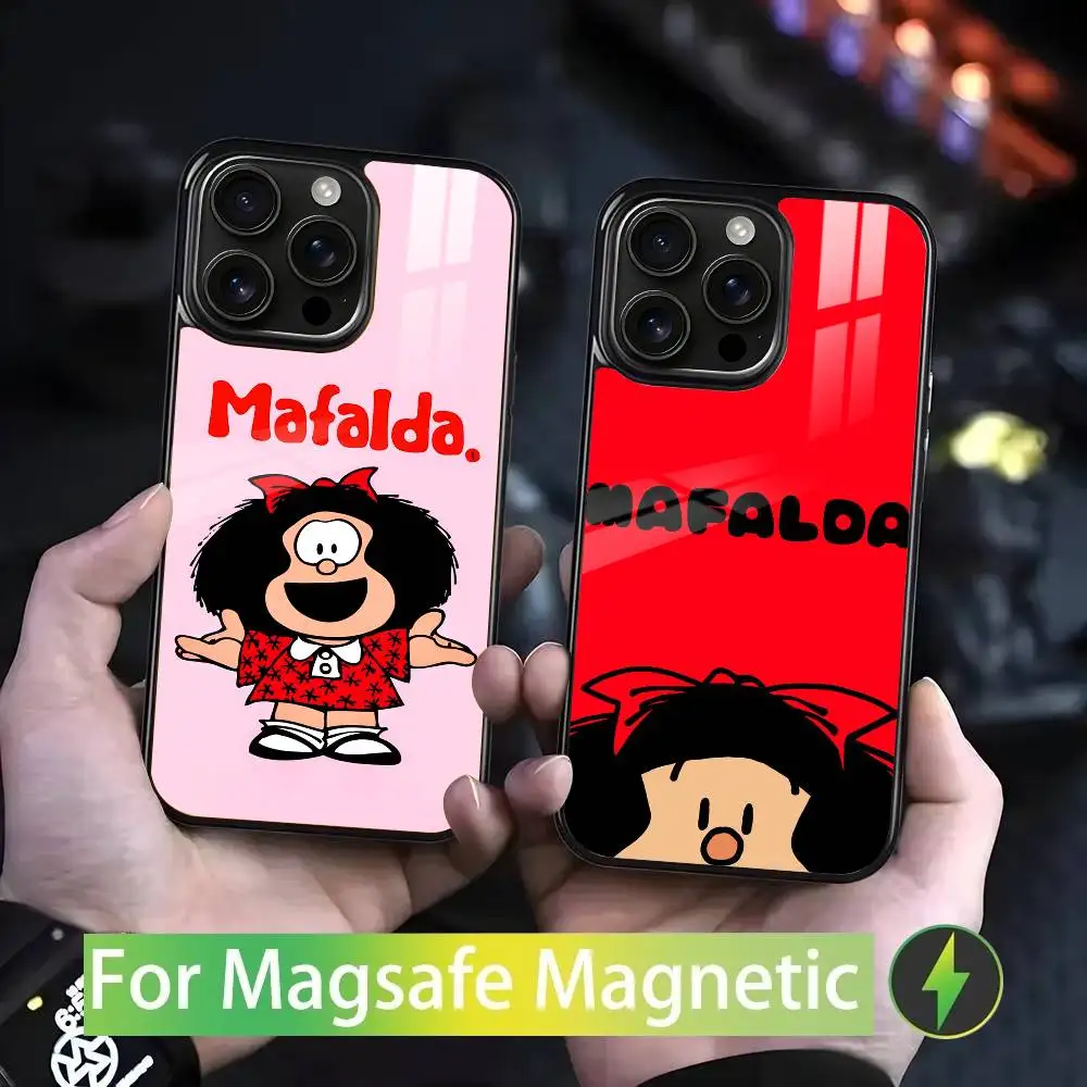 M-Mafalda C-Cartoon Cute For iPhone 17,16,15,14,13,12,11,Pro,Max,Plus,Mini,SE4,E Magnetic Magsafe Wireless Charging
M-Mafalda C-Cartoon Cute For iPhone 17,16,15,14,13,12,11,Pro,Max,Plus,Mini,SE4,E Magnetic Magsafe Wireless Charging