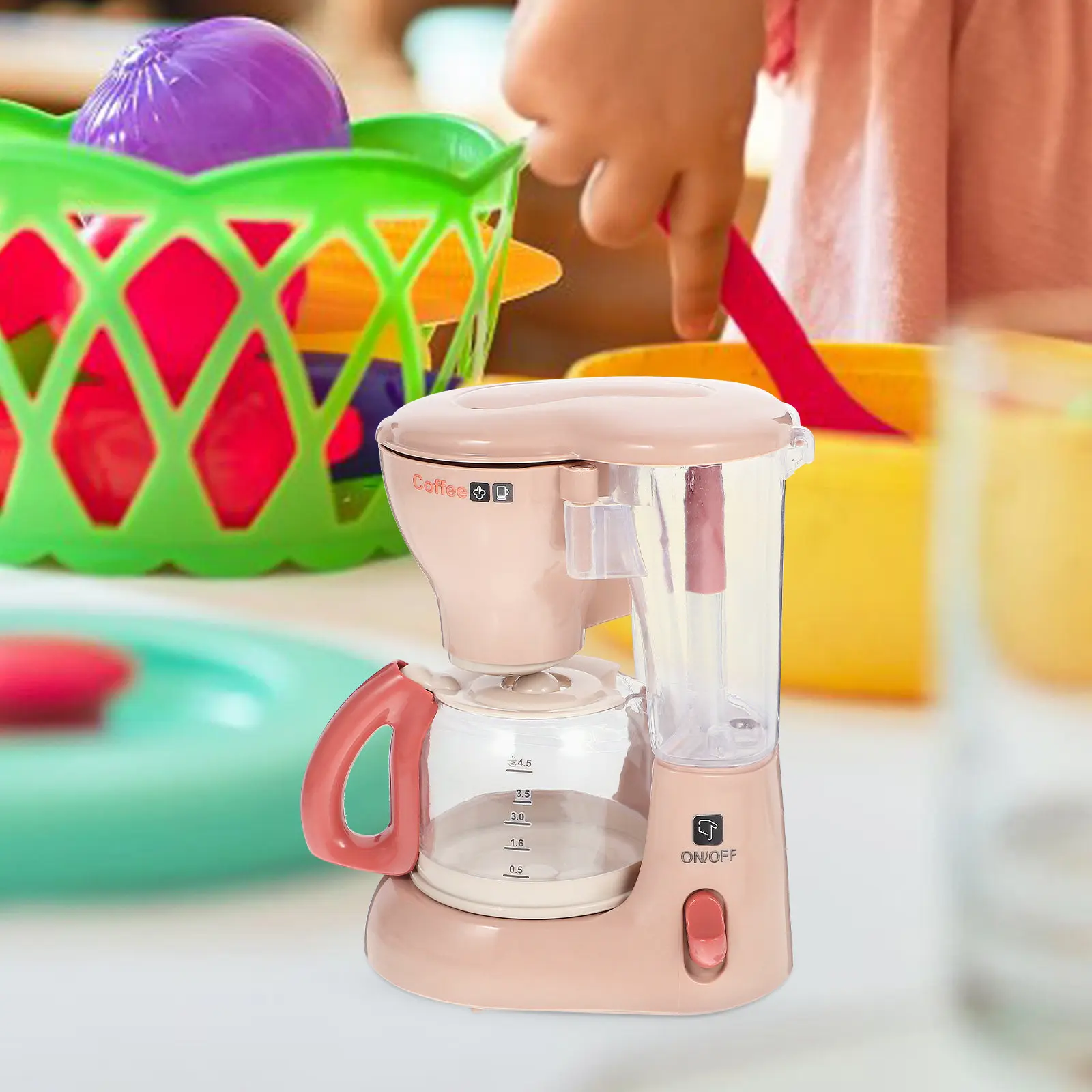 Electric Coffee Machine Appliance Play Kitchen Accessories Educational Kids Role Play Game Prop Kitchen Appliances for Kids
Electric Coffee Machine Appliance Play Kitchen Accessories Educational Kids Role Play Game Prop Kitchen Appliances for Kids