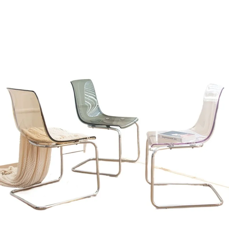 Nordic designer transparent acrylic back dining chair simple Internet celebrity medieval leisure Toas chair
Nordic designer transparent acrylic back dining chair simple Internet celebrity medieval leisure Toas chair