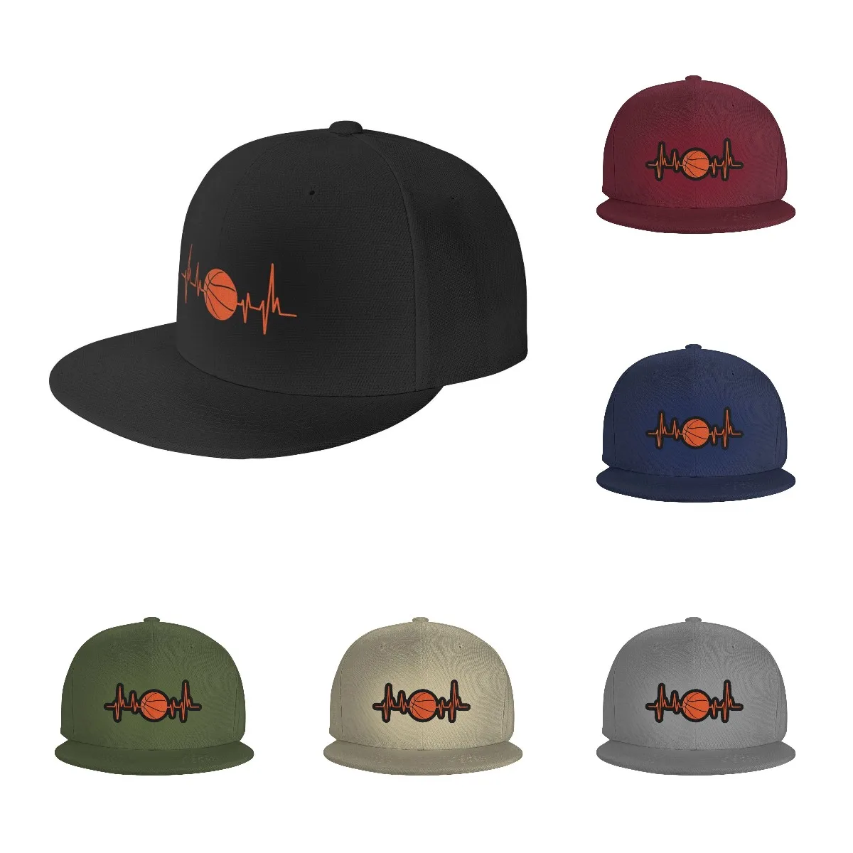 Unisex Orange Basketball Sports Hiphop Heartbeat Baseball Cap Adjustable Hat Sandwich Cap Hip Hop Hats
Unisex Orange Basketball Sports Hiphop Heartbeat Baseball Cap Adjustable Hat Sandwich Cap Hip Hop Hats