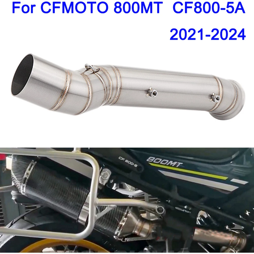 Motorcycle Exhaust Escape Moto Slip On Middle Tube Link Pipe For CFMOTO 800MT 800 mt CF800-5A 2021 2022 2023 2024
Motorcycle Exhaust Escape Moto Slip On Middle Tube Link Pipe For CFMOTO 800MT 800 mt CF800-5A 2021 2022 2023 2024