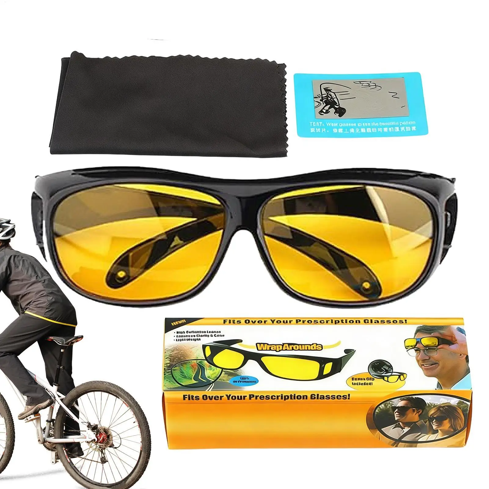 Night Driving Glasses Safety Windproof Sunglasses Windproof Anti Glare Glasses Night Driving For Sand Fog Dusk Walking Cycling
Night Driving Glasses Safety Windproof Sunglasses Windproof Anti Glare Glasses Night Driving For Sand Fog Dusk Walking Cycling