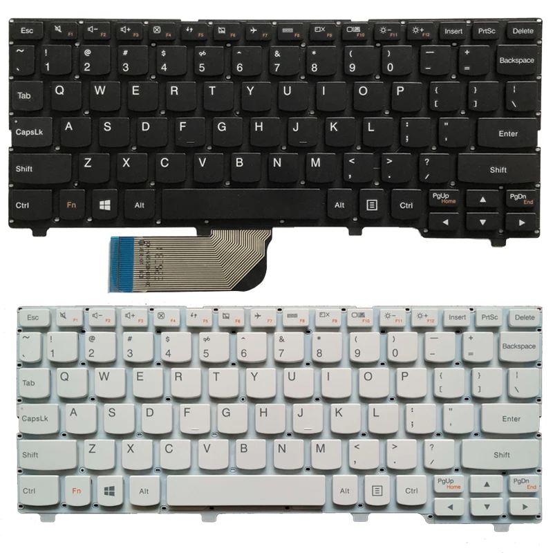 New US laptop keyboard For Lenovo ideapad 100S 100S-11IBY English keyboard black/white
New US laptop keyboard For Lenovo ideapad 100S 100S-11IBY English keyboard black/white