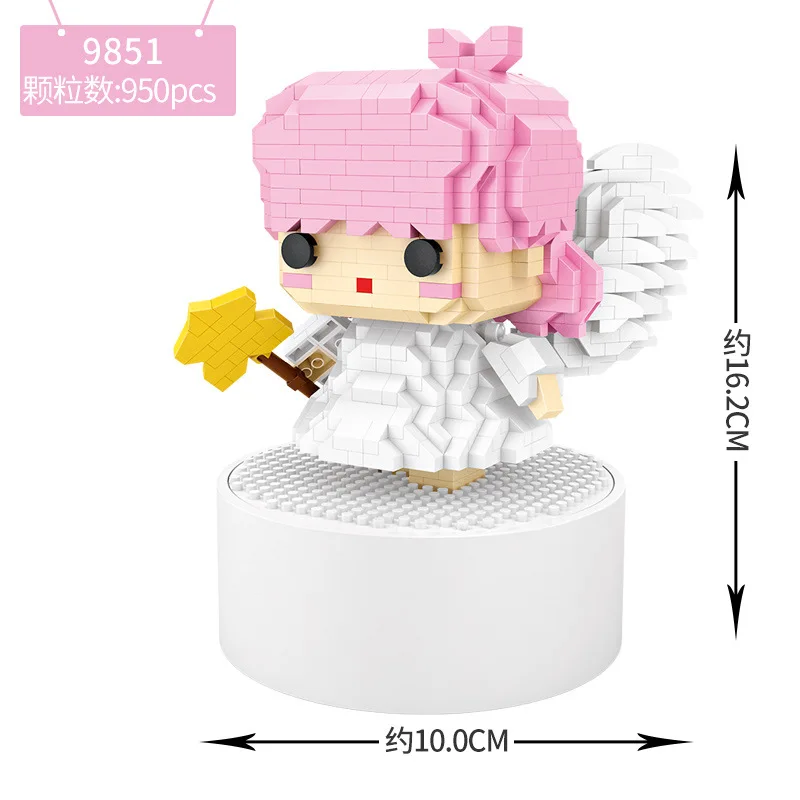 2024 new loz micro particle building block little angel 950pcs boys and girls Valentine's Day Christmas holiday toy gift
2024 new loz micro particle building block little angel 950pcs boys and girls Valentine's Day Christmas holiday toy gift