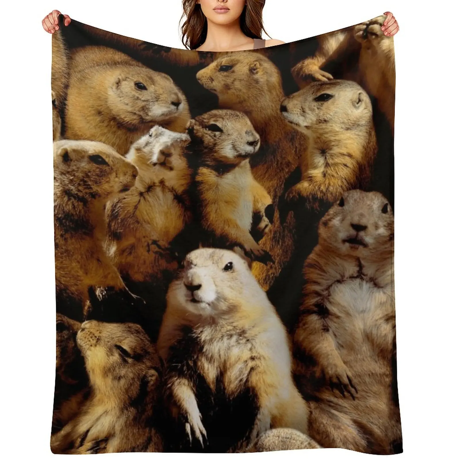 Prairie Dogs Throw Blanket Camping sofa bed Heavy Sleeping Bag Blankets
Prairie Dogs Throw Blanket Camping sofa bed Heavy Sleeping Bag Blankets