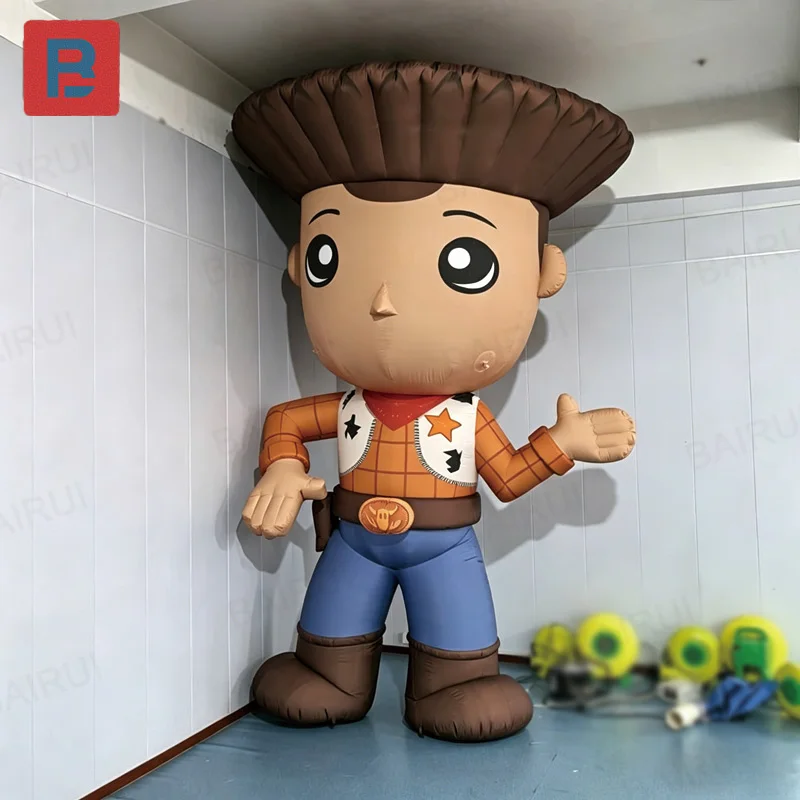 Inflatable doll, capable of emitting light, equipped with a blower, for outdoor advertising parade decoration
Inflatable doll, capable of emitting light, equipped with a blower, for outdoor advertising parade decoration