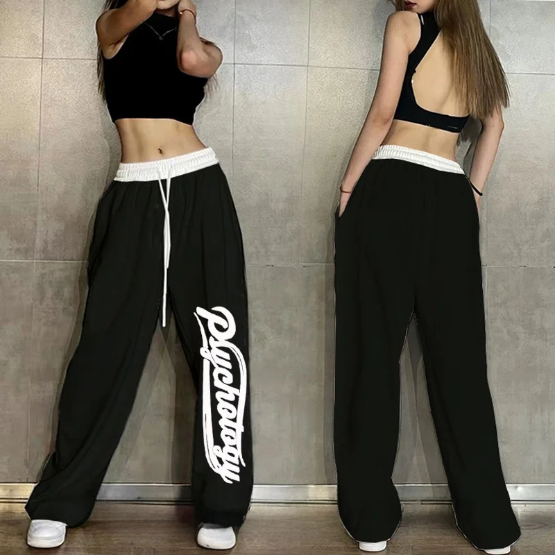 High Waist Jazz Basic Sport Pants Women's Casual Loose Hiphop Dancing Trousers Street Style Cotton Blend Long Trousers
High Waist Jazz Basic Sport Pants Women's Casual Loose Hiphop Dancing Trousers Street Style Cotton Blend Long Trousers