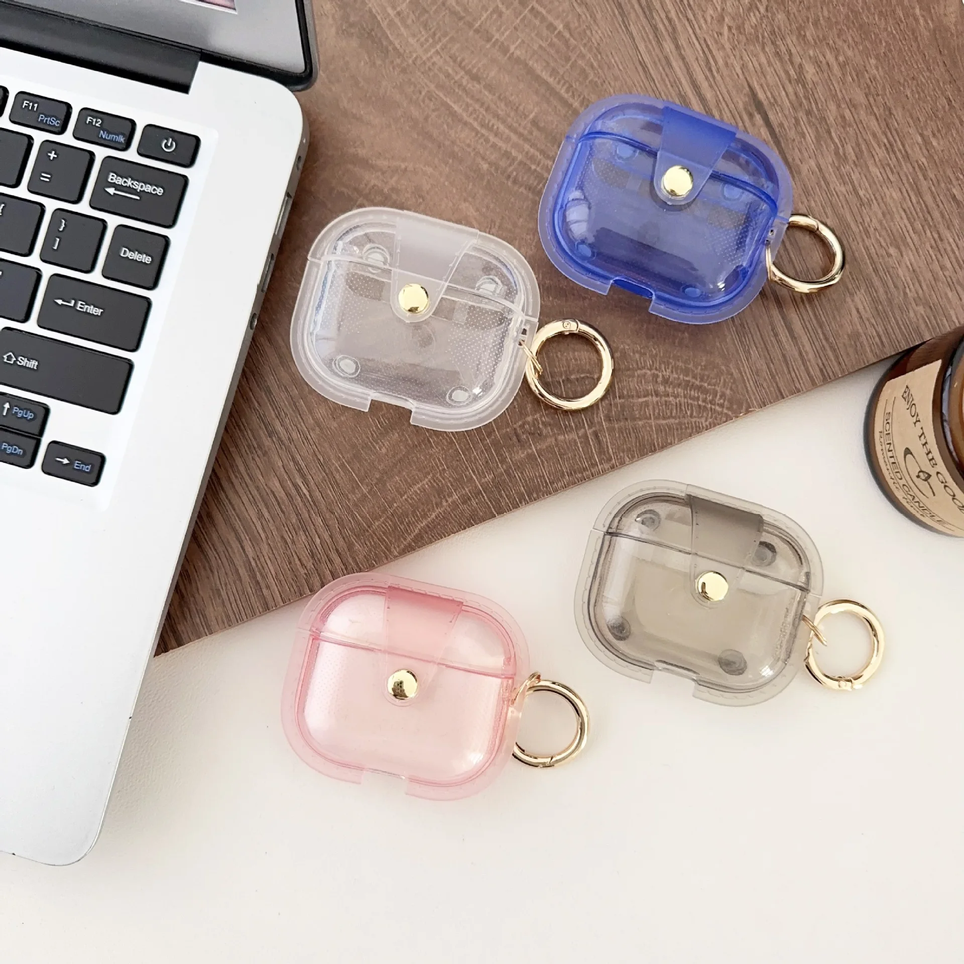 Fashion Anti-fall TPU Transparent Protective Case with round buckle For Airpods 1 2 3 Pro Earphone cover
Fashion Anti-fall TPU Transparent Protective Case with round buckle For Airpods 1 2 3 Pro Earphone cover