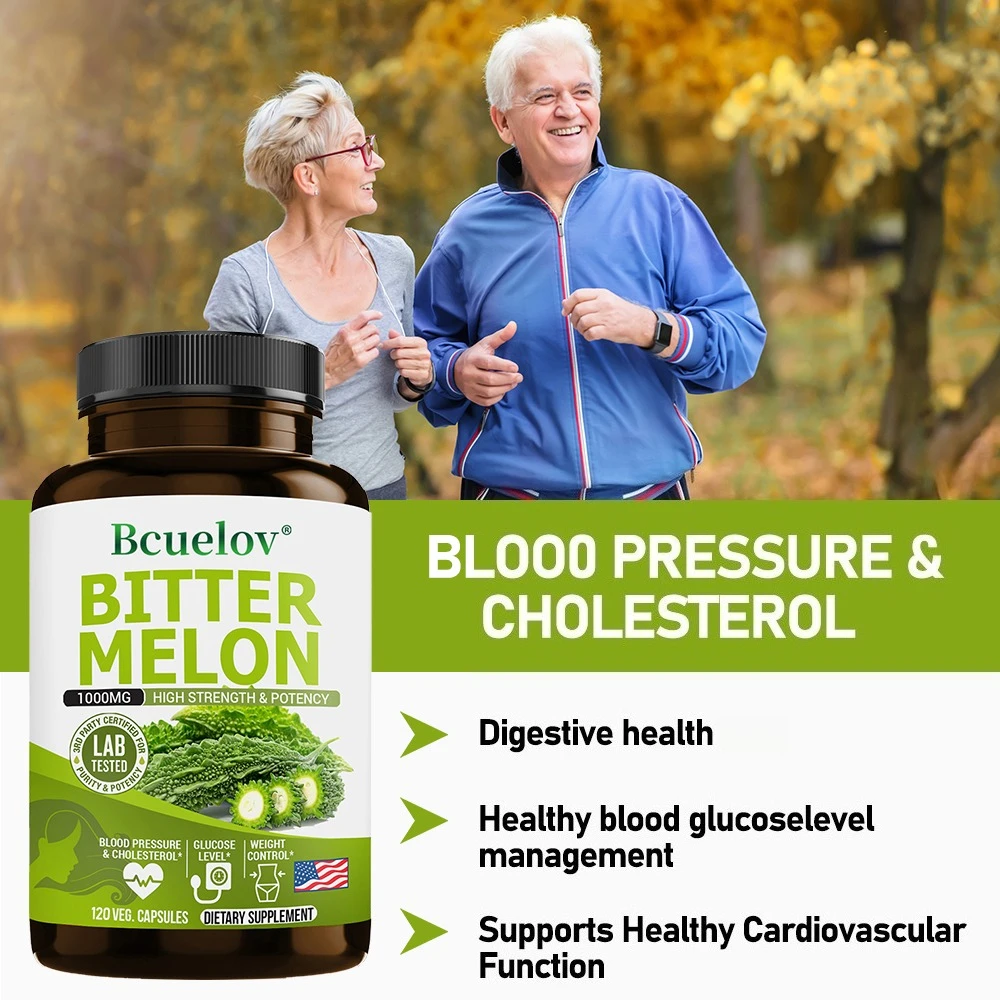 Bcuelov Organic Bitter Melon Extract Capsules Blood Sugar Balance Health Detoxification Skin Beauty Digestive Health Supplement
Bcuelov Organic Bitter Melon Extract Capsules Blood Sugar Balance Health Detoxification Skin Beauty Digestive Health Supplement