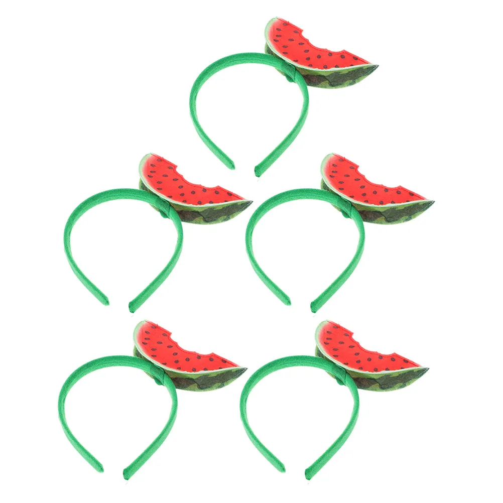 5Pcs Watermelon Headband Kids Fruit Hairband Summer Party Hair Accessories for Girls Beach Carnival Costume
5Pcs Watermelon Headband Kids Fruit Hairband Summer Party Hair Accessories for Girls Beach Carnival Costume