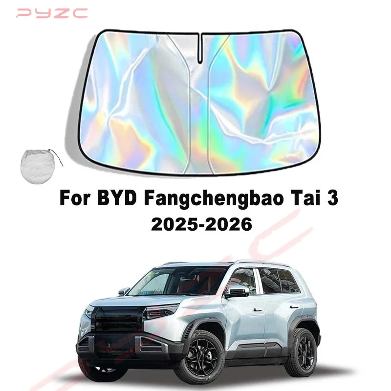 For BYD Fangchengbao Tai 3 2025-2026 Car Windshield Sunshade Cover Front Window Sun Shade Visor Auto Interior UV Protection
For BYD Fangchengbao Tai 3 2025-2026 Car Windshield Sunshade Cover Front Window Sun Shade Visor Auto Interior UV Protection