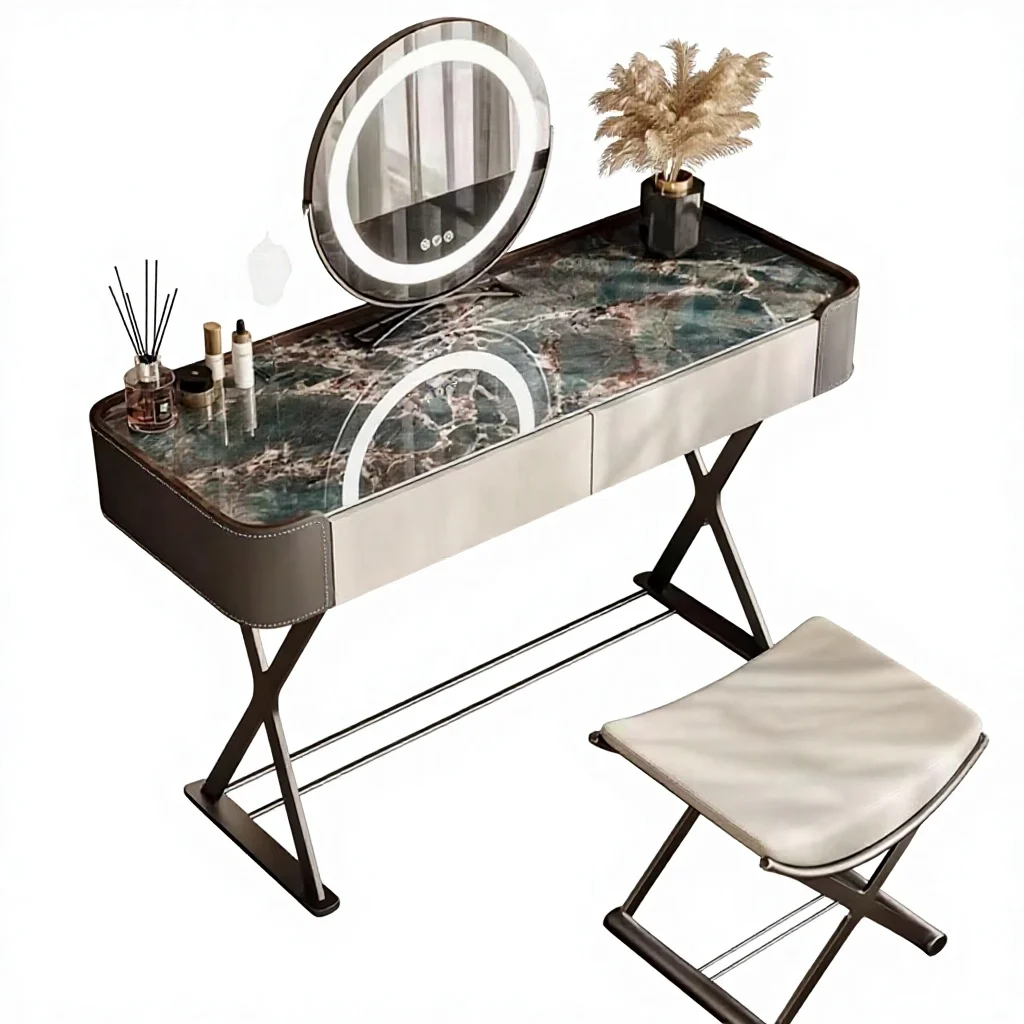 %Stylish Modern Solid Wood Vanity Set with Adjustable Lighted Mirror Padded Stool & Eco-Friendly Dressing Table for Young Girls
%Stylish Modern Solid Wood Vanity Set with Adjustable Lighted Mirror Padded Stool & Eco-Friendly Dressing Table for Young Girls